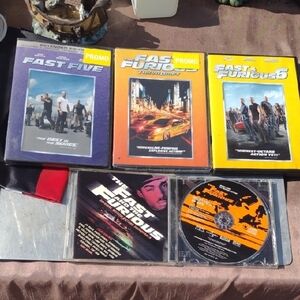 Fast & Furious DVD Collection with Bonus Soundtrack (CD) NWT